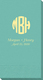 Rounded Monogram with Text Guest Towels Image 1 of 2